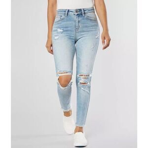 KanCan x Buckle Mid-Rise Distressed Skinny Jean Size 30